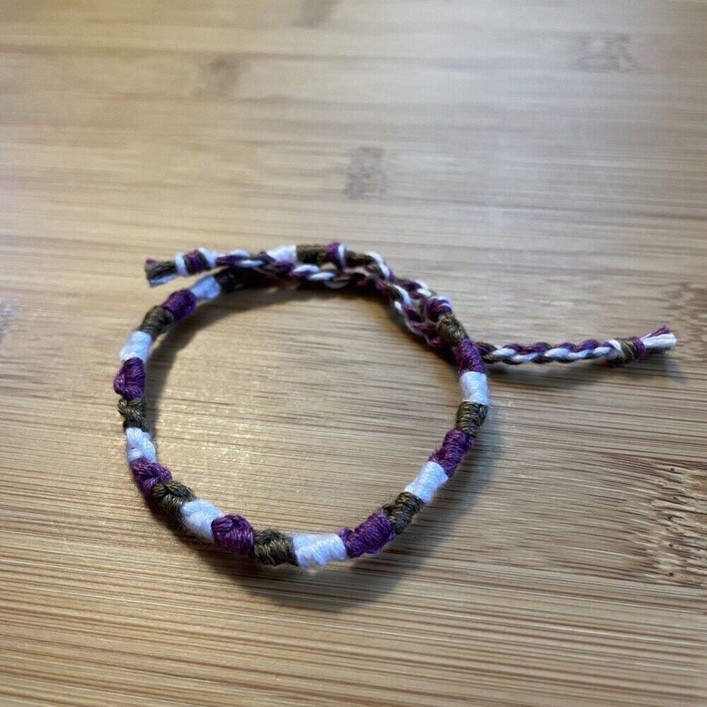 November Bracelet, anklet, trendy, comfortable, tie, embroidery thread, woven, g
